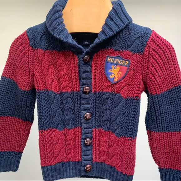 Tommy Hilfiger Kids Knit Button Cardigan - size 3T - Picture 6 of 10